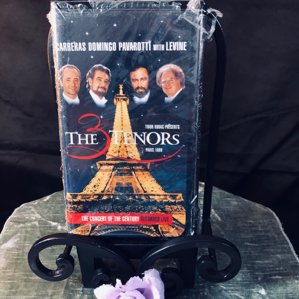The 3 Tenors Paris 1998 DVD/VHS - Black Cover